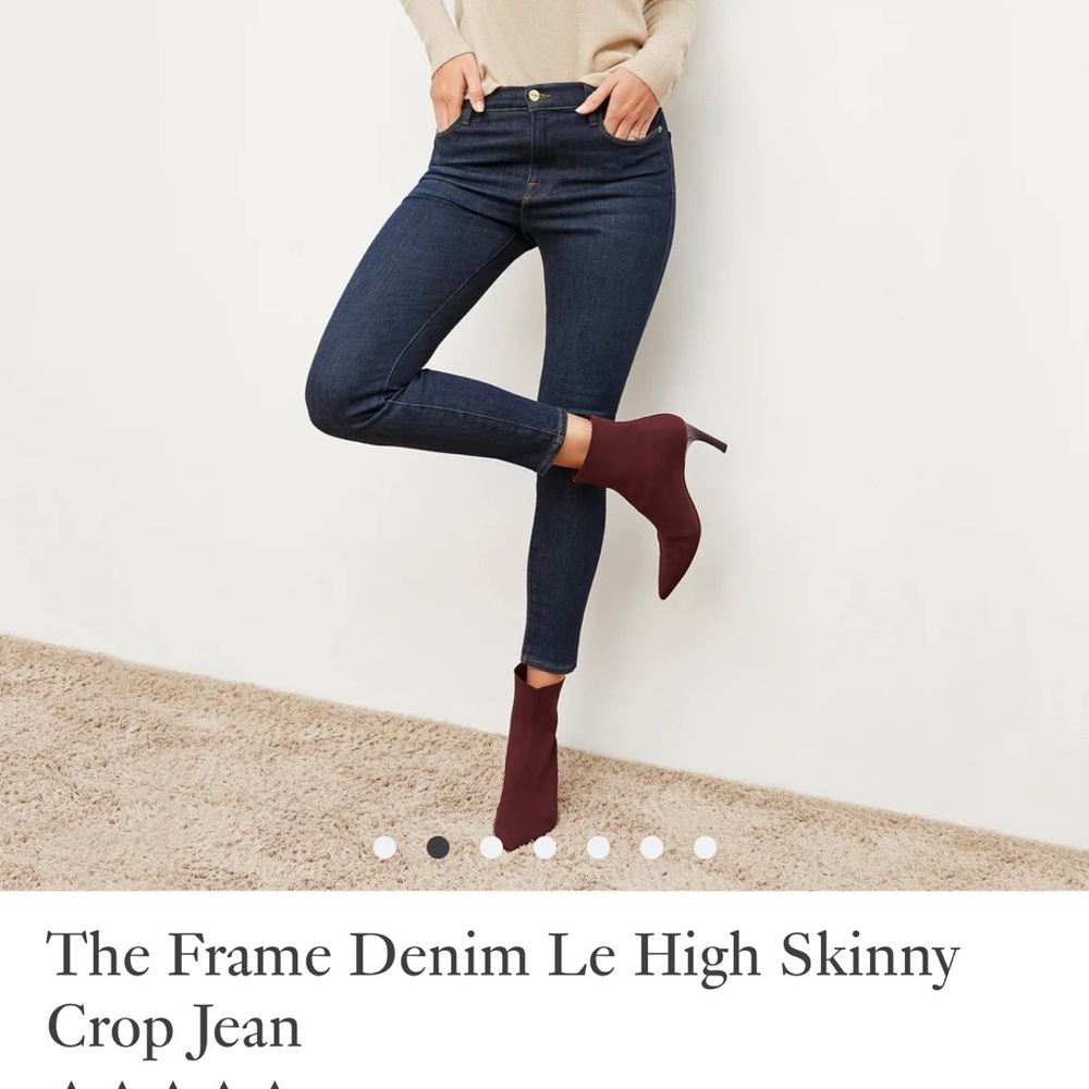 The Frame Denim Le High Skinny Crop Jean